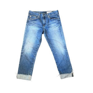 AG Ag-Ed Denim Adriano Goldschmied The Ex-Boyfriend Slim Crop pants size 26